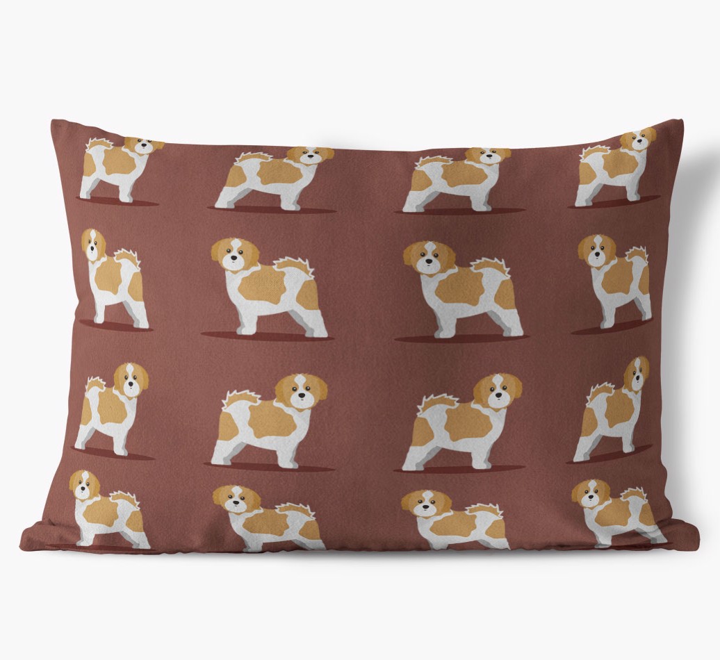 Yappicon Profile Pattern: Personalised {breedFullName} Soft Touch Cushion