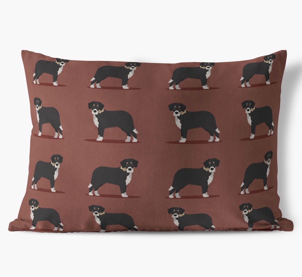 Yappicon Profile Pattern: Personalized {breedFullName} Soft Touch Pillow