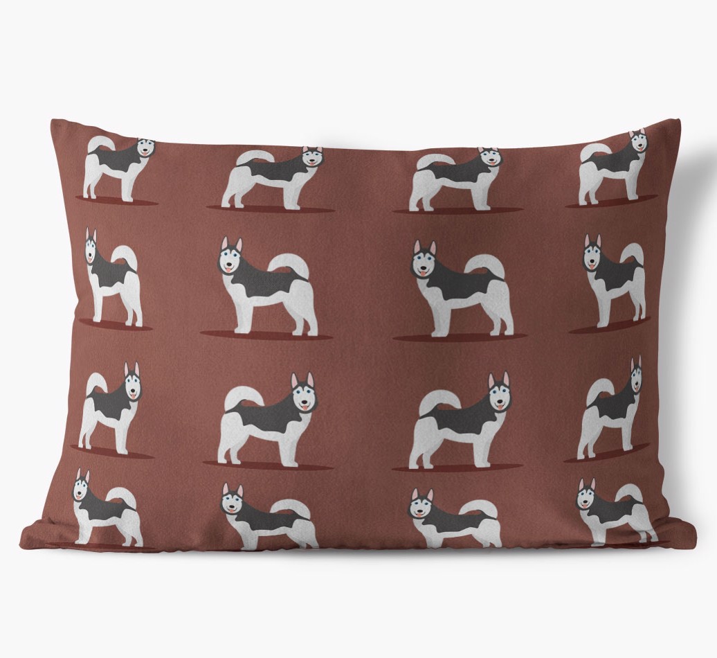 Yappicon Profile Pattern: Personalized {breedFullName} Soft Touch Pillow