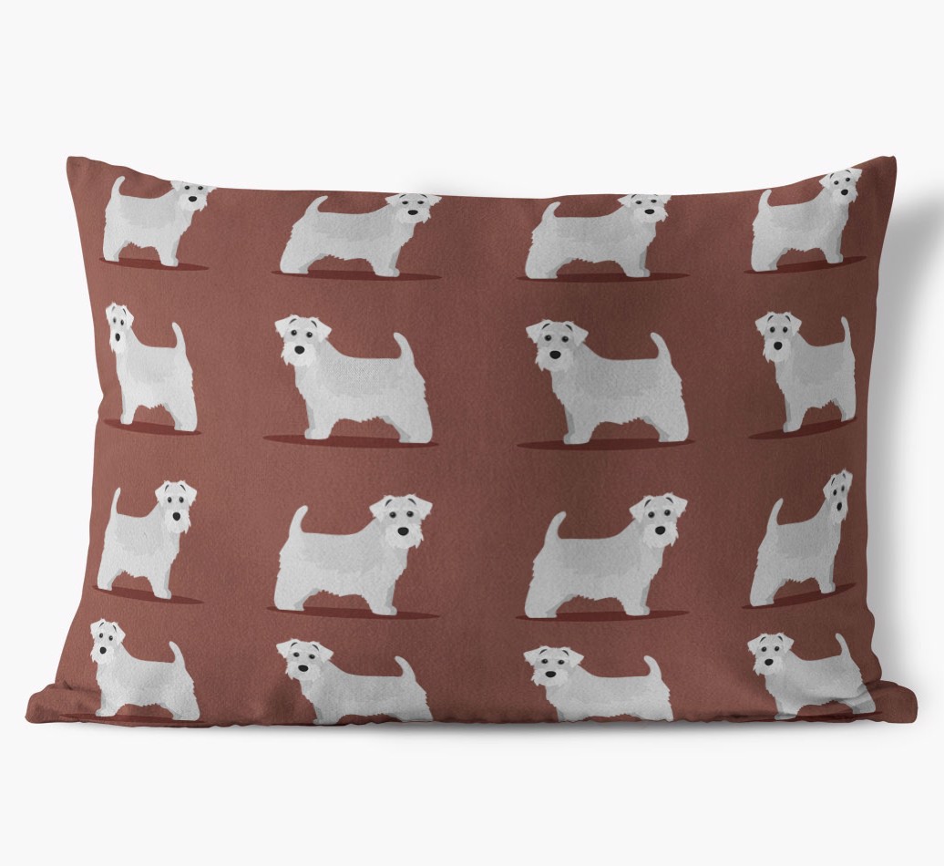 Yappicon Profile Pattern: Personalised {breedFullName} Soft Touch Cushion