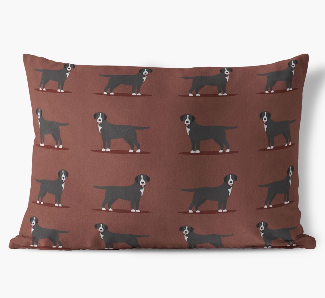 Yappicon Profile Pattern: Personalised {breedFullName} Soft Touch Cushion