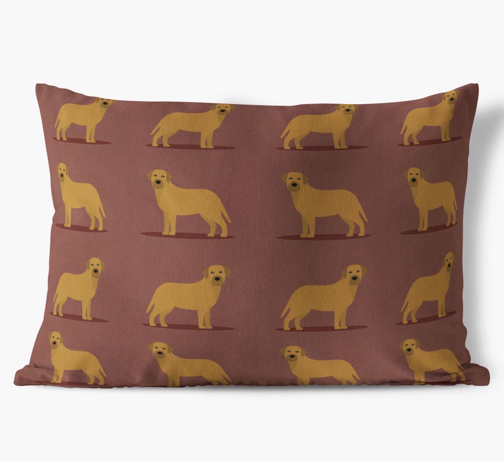 Yappicon Profile Pattern: Personalized {breedFullName} Soft Touch Pillow