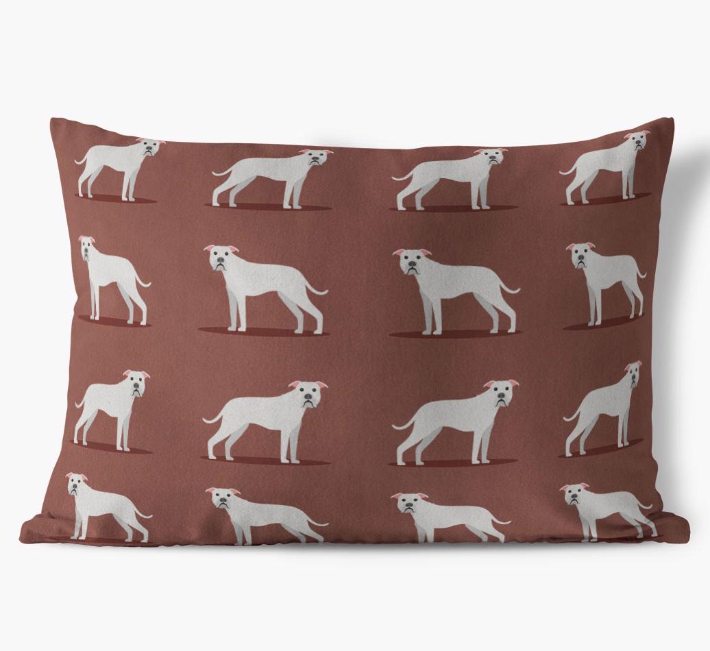 Yappicon Profile Pattern: Personalized {breedFullName} Soft Touch Pillow