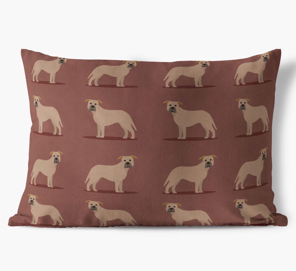 Yappicon Profile Pattern: Personalized {breedFullName} Soft Touch Pillow