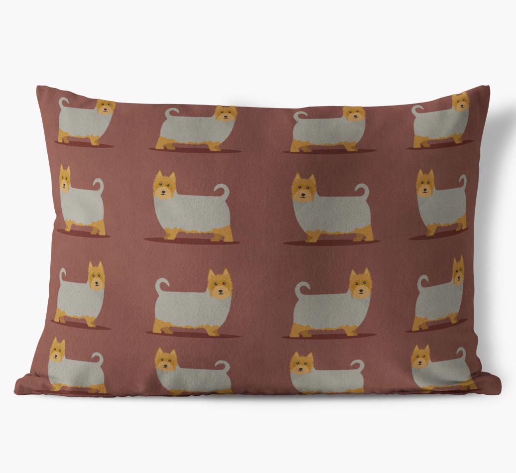 Yappicon Profile Pattern: Personalized {breedFullName} Soft Touch Pillow