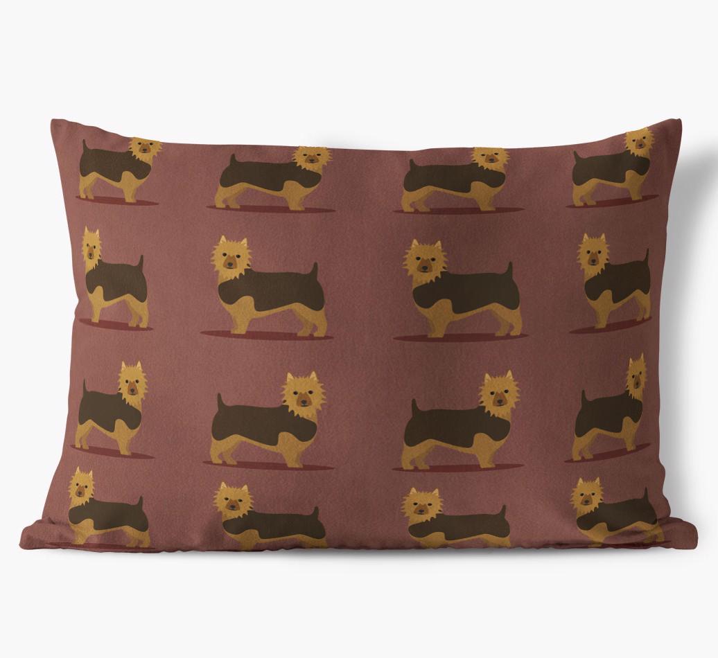 Yappicon Profile Pattern: Personalized {breedFullName} Soft Touch Pillow