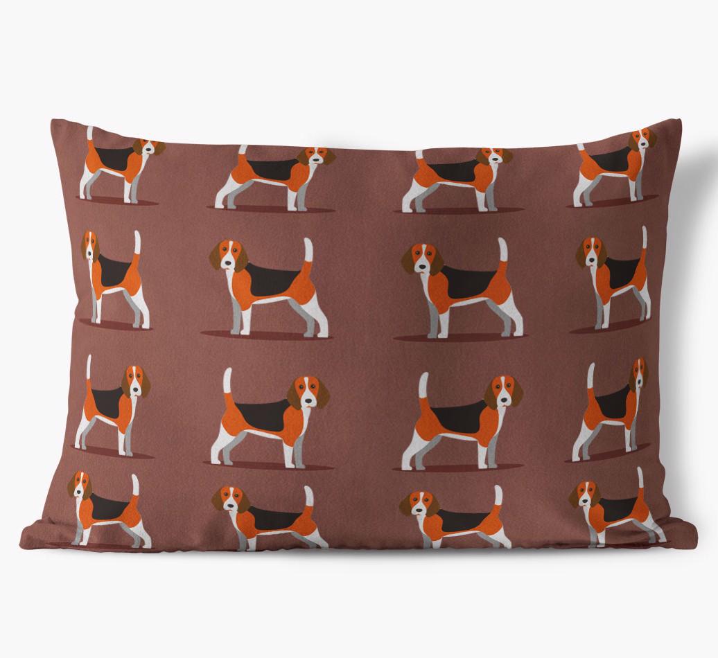 Yappicon Profile Pattern: Personalized {breedFullName} Soft Touch Pillow