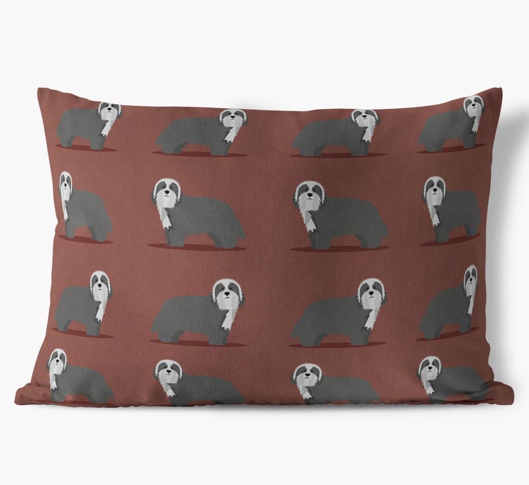 Yappicon Profile Pattern: Personalized {breedFullName} Soft Touch Pillow