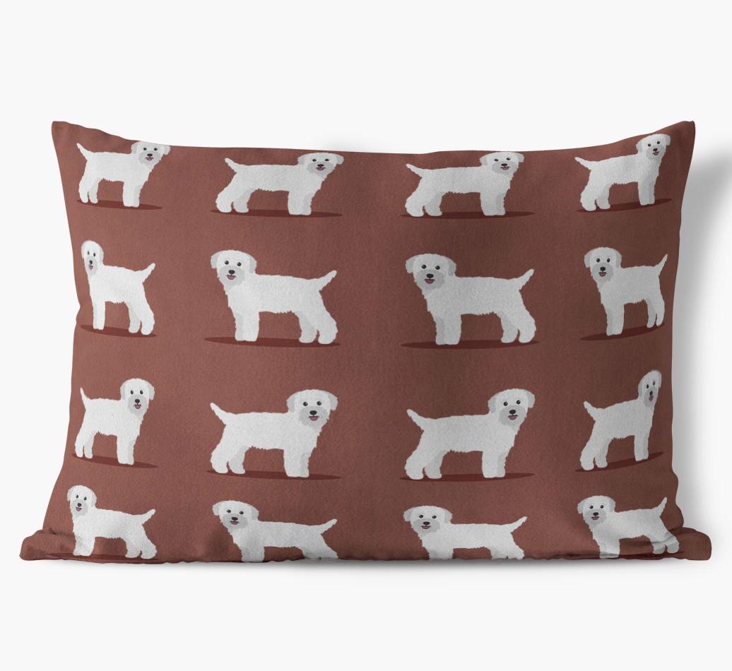 Yappicon Profile Pattern: Personalized {breedFullName} Soft Touch Pillow