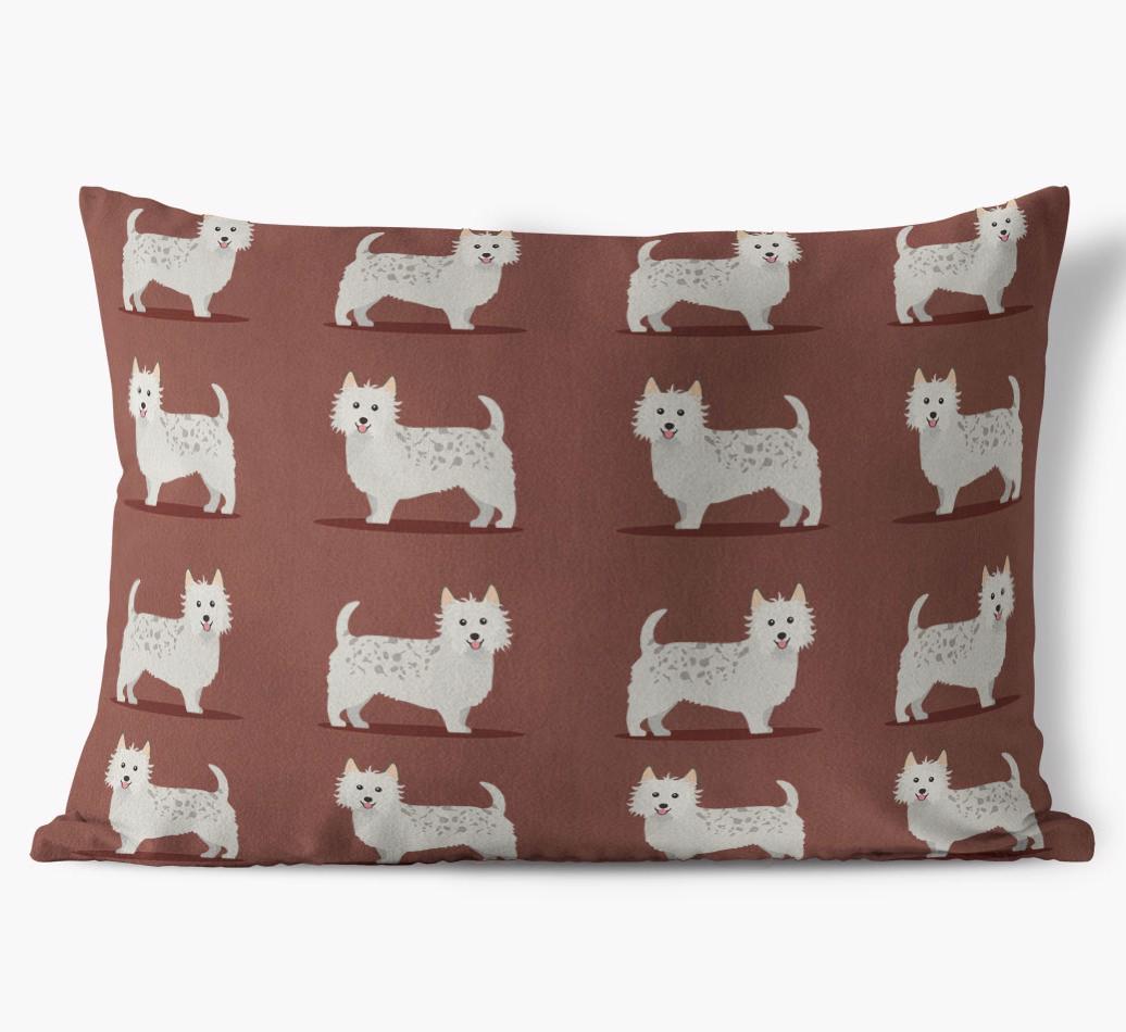 Yappicon Profile Pattern: Personalized {breedFullName} Soft Touch Pillow