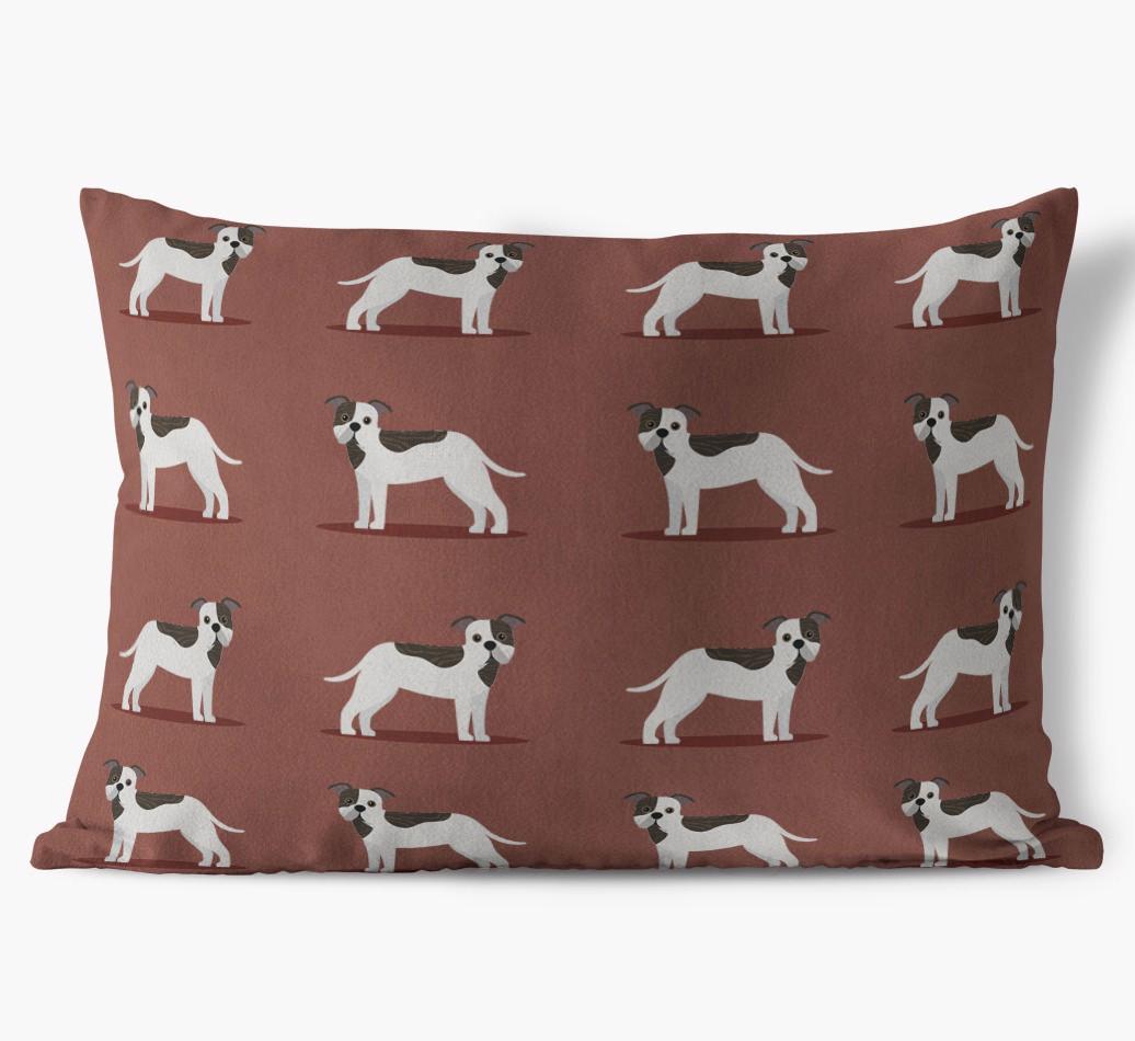 Yappicon Profile Pattern: Personalized {breedFullName} Soft Touch Pillow