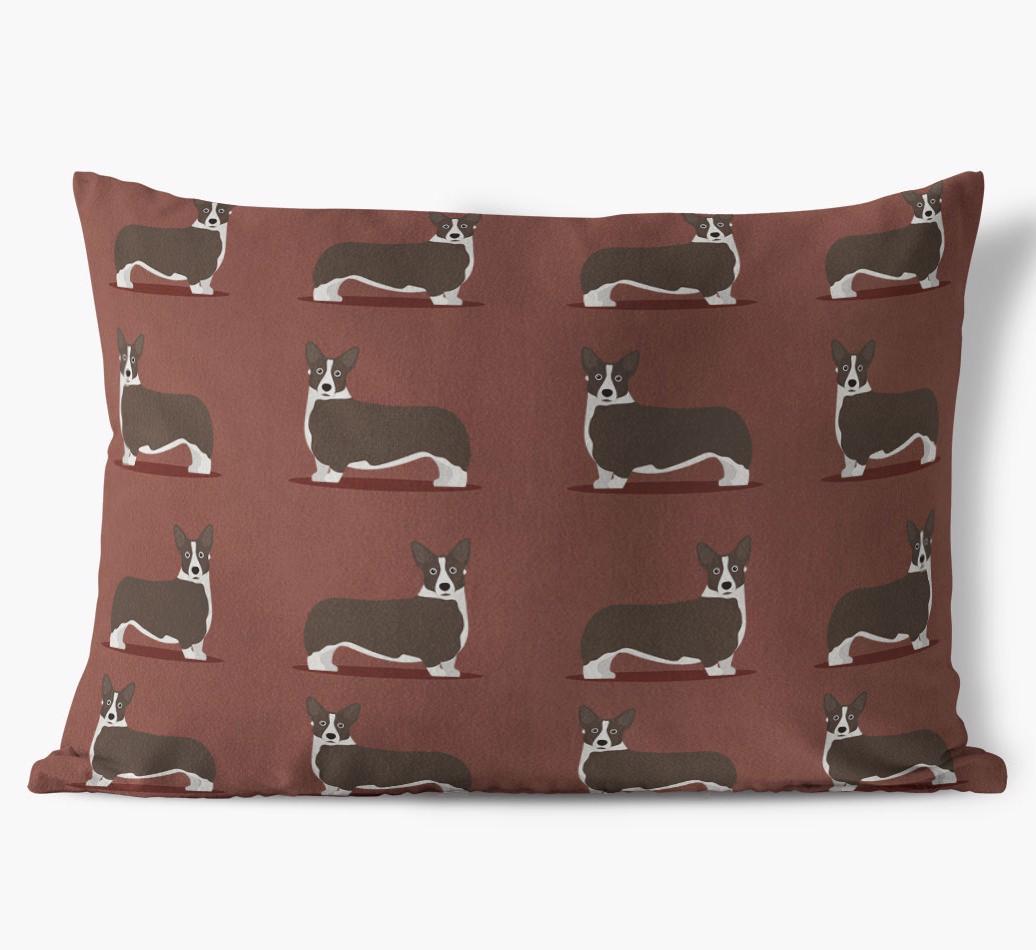 Yappicon Profile Pattern: Personalized {breedFullName} Soft Touch Pillow