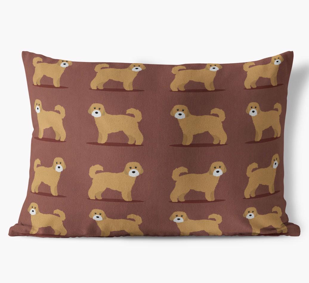 Yappicon Profile Pattern: Personalized {breedFullName} Soft Touch Pillow