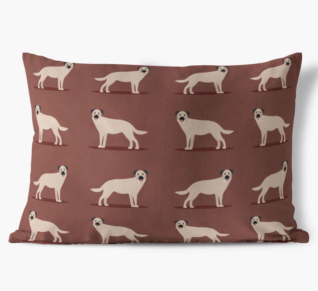 Yappicon Profile Pattern: Personalized {breedFullName} Soft Touch Pillow