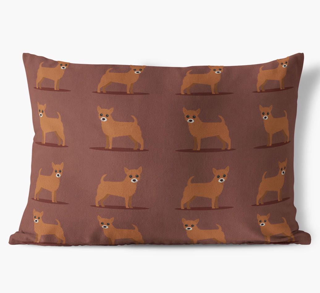 Yappicon Profile Pattern: Personalized {breedFullName} Soft Touch Pillow