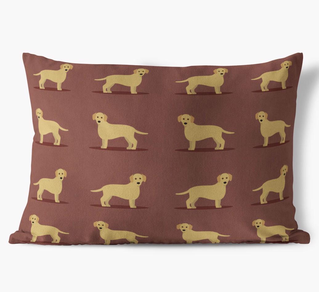 Yappicon Profile Pattern: Personalized {breedFullName} Soft Touch Pillow