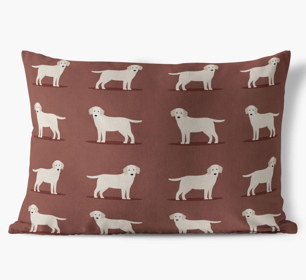 Yappicon Profile Pattern: Personalized {breedFullName} Soft Touch Pillow