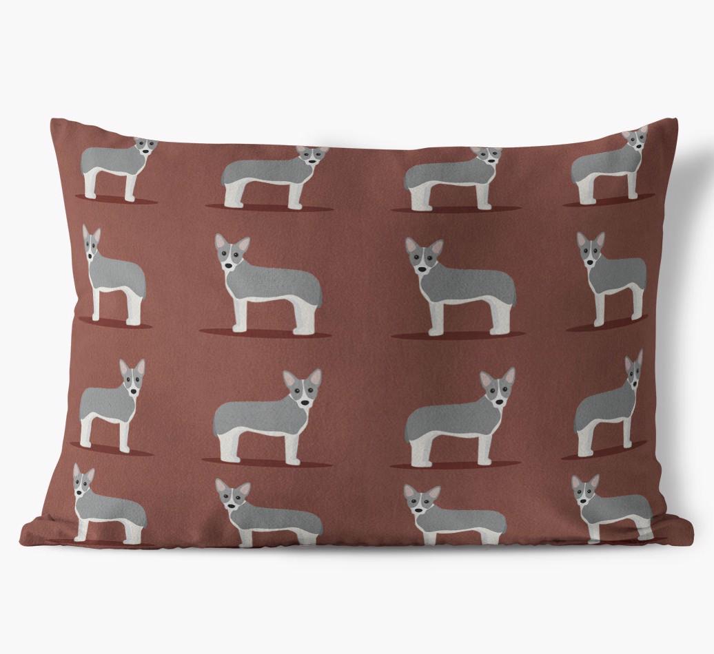 Yappicon Profile Pattern: Personalized {breedFullName} Soft Touch Pillow