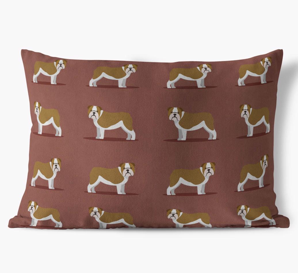 Yappicon Profile Pattern: Personalized {breedFullName} Soft Touch Pillow