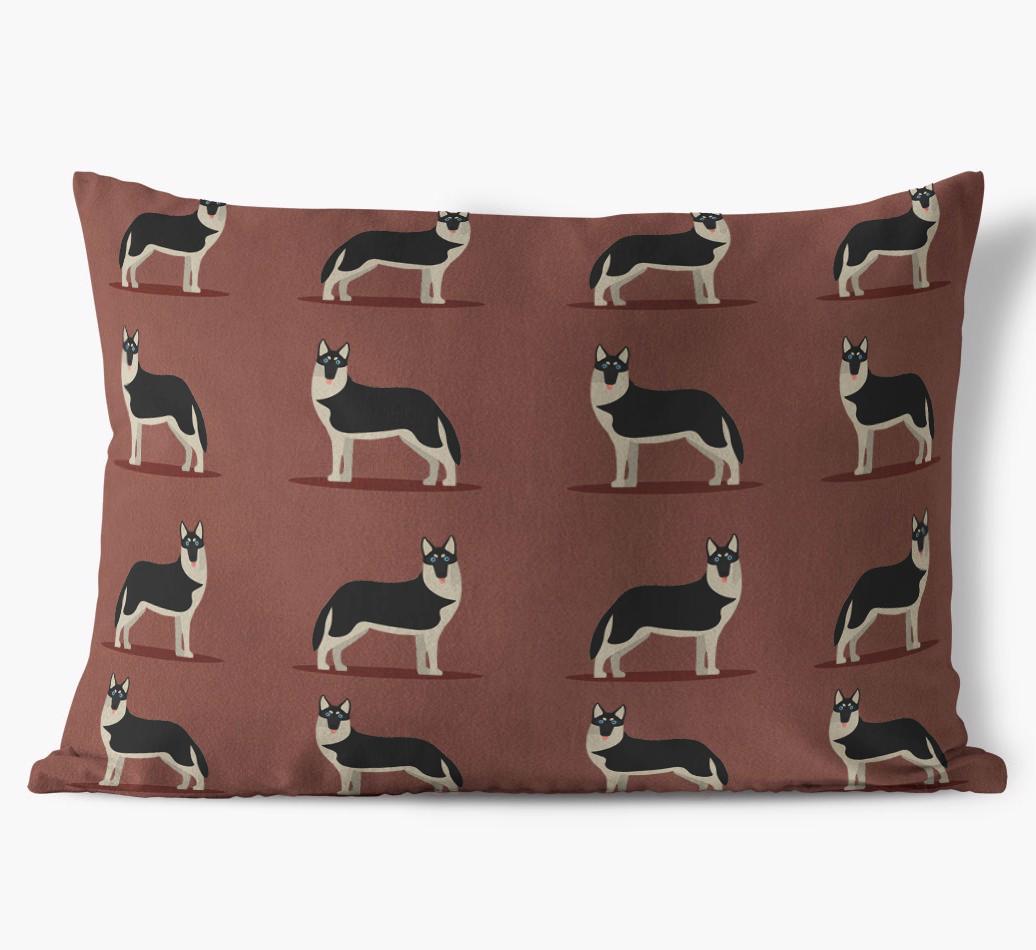 Yappicon Profile Pattern: Personalized {breedFullName} Soft Touch Pillow