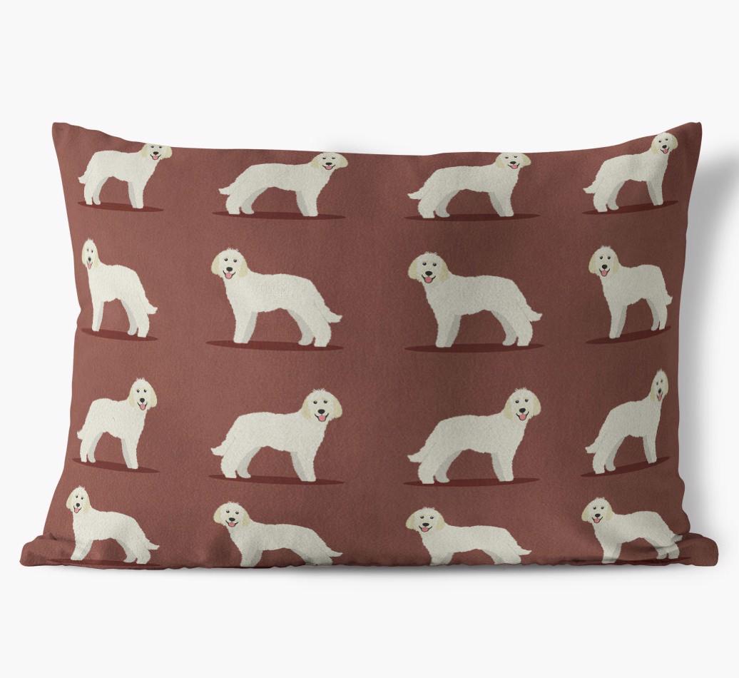 Yappicon Profile Pattern: Personalized {breedFullName} Soft Touch Pillow