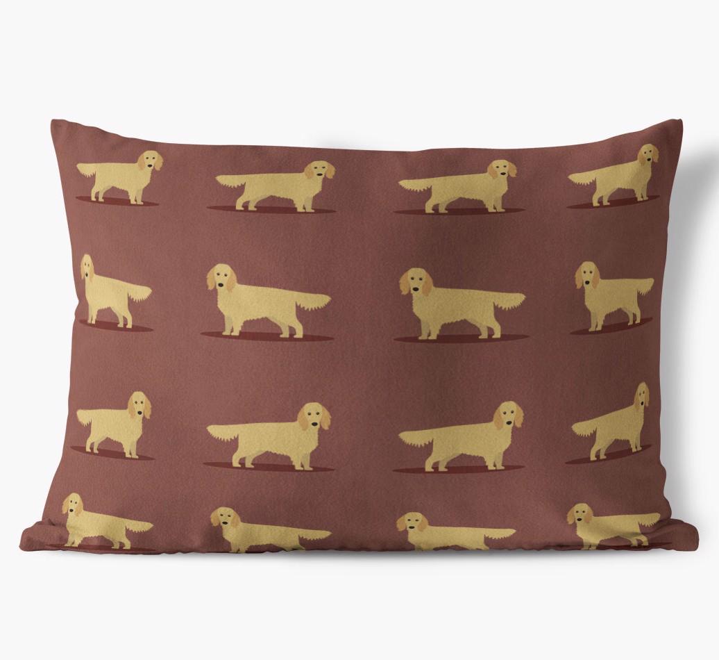 Yappicon Profile Pattern: Personalized {breedFullName} Soft Touch Pillow