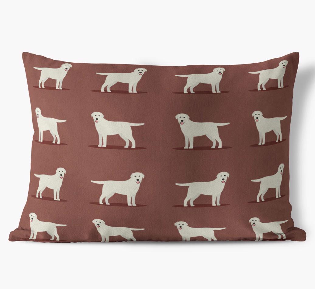 Yappicon Profile Pattern: Personalized {breedFullName} Soft Touch Pillow