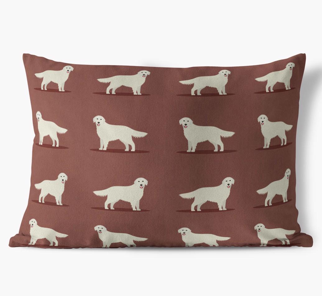 Yappicon Profile Pattern: Personalized {breedFullName} Soft Touch Pillow