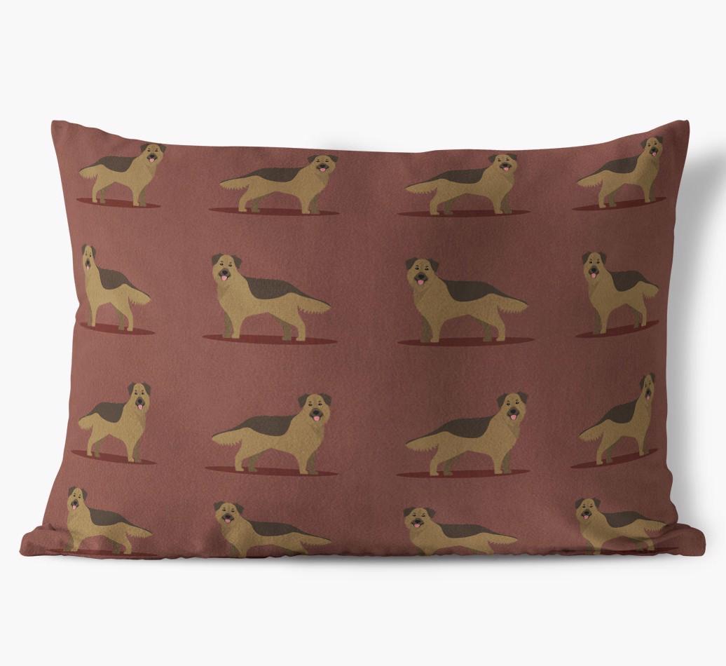 Yappicon Profile Pattern: Personalized {breedFullName} Soft Touch Pillow