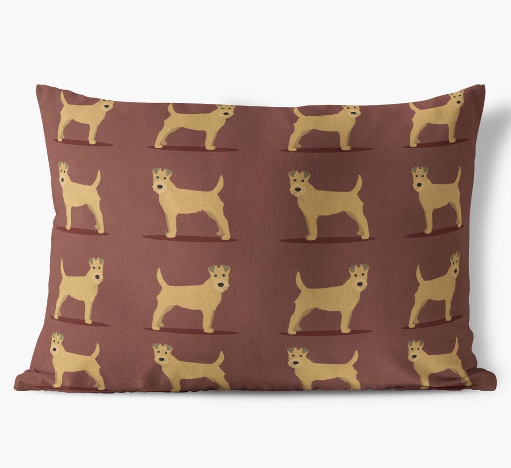 Yappicon Profile Pattern: Personalized {breedFullName} Soft Touch Pillow