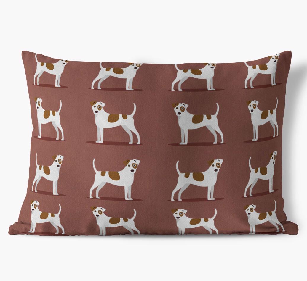 Yappicon Profile Pattern: Personalised {breedFullName} Soft Touch Cushion