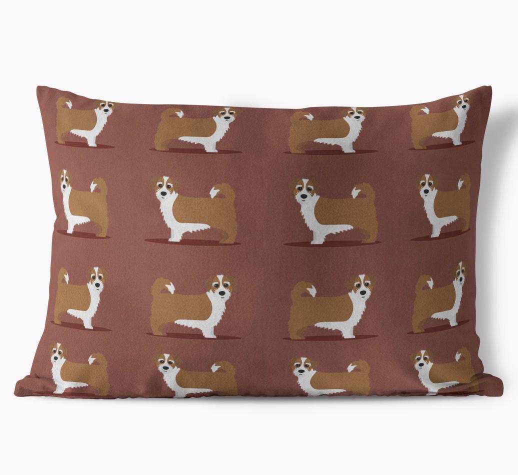 Yappicon Profile Pattern: Personalized {breedFullName} Soft Touch Pillow