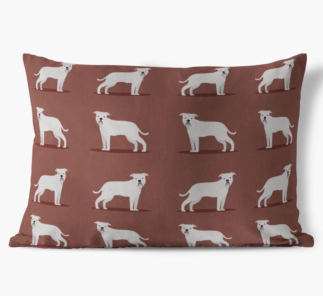 Yappicon Profile Pattern: Personalized {breedFullName} Soft Touch Pillow