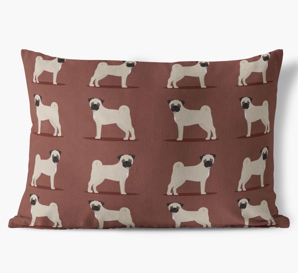 Yappicon Profile Pattern: Personalized {breedFullName} Soft Touch Pillow