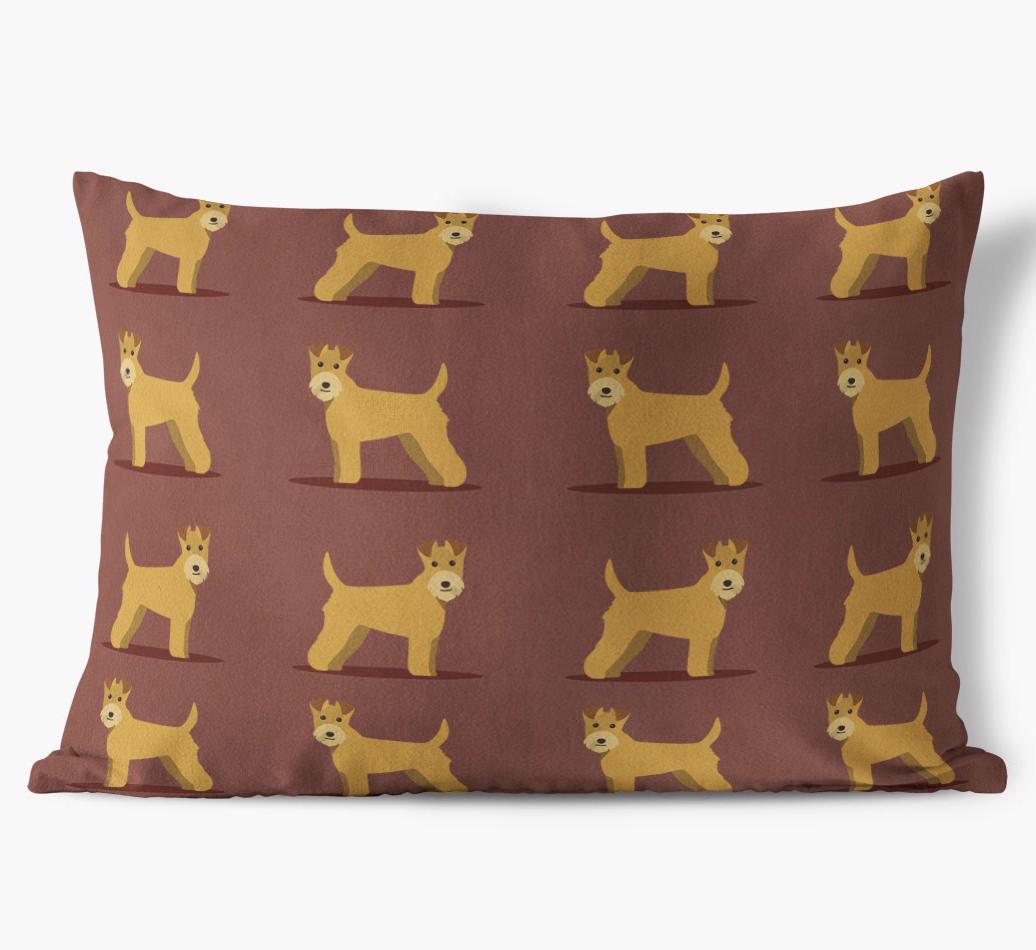 Yappicon Profile Pattern: Personalized {breedFullName} Soft Touch Pillow