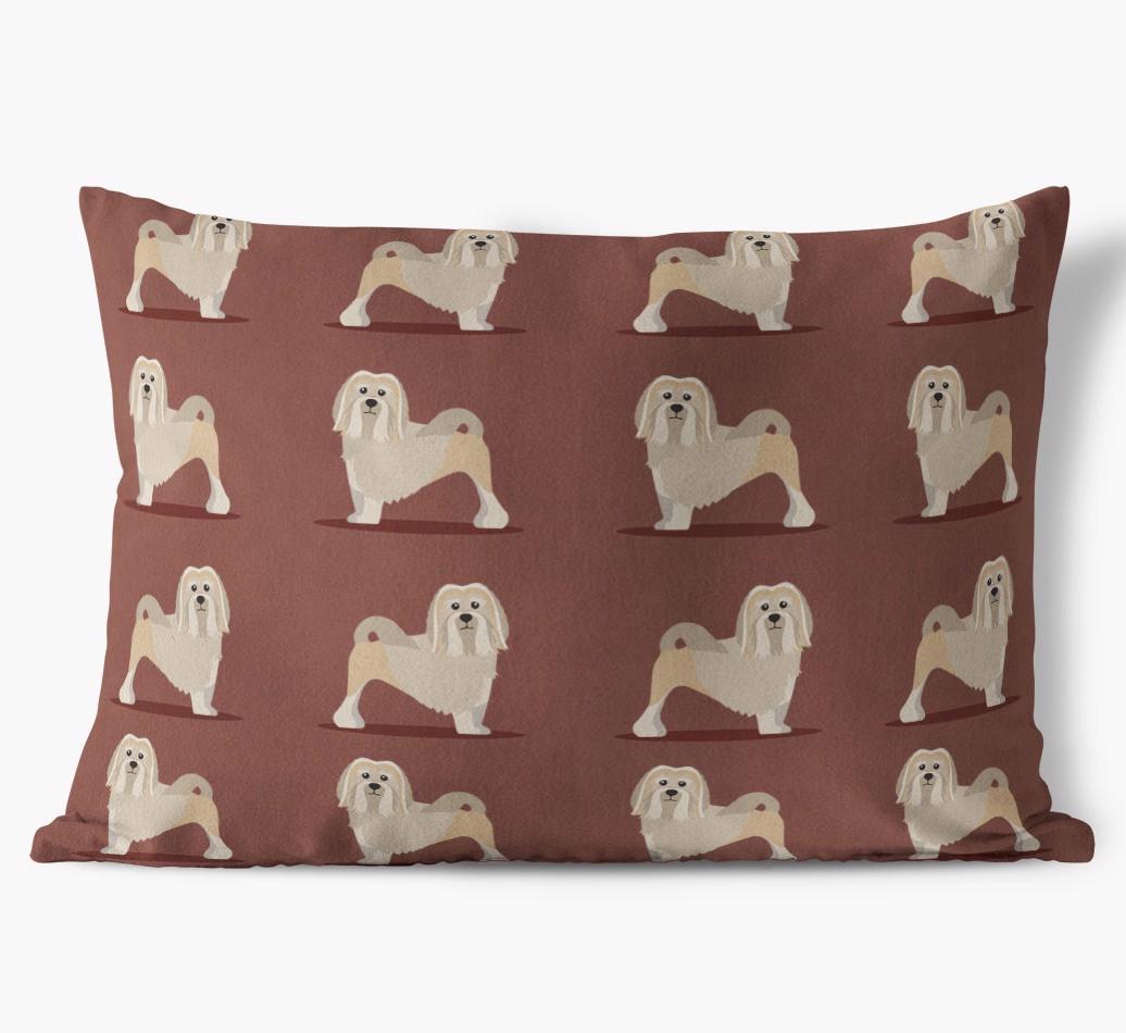 Yappicon Profile Pattern: Personalized {breedFullName} Soft Touch Pillow