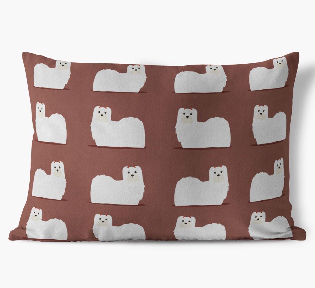 Yappicon Profile Pattern: Personalized {breedFullName} Soft Touch Pillow