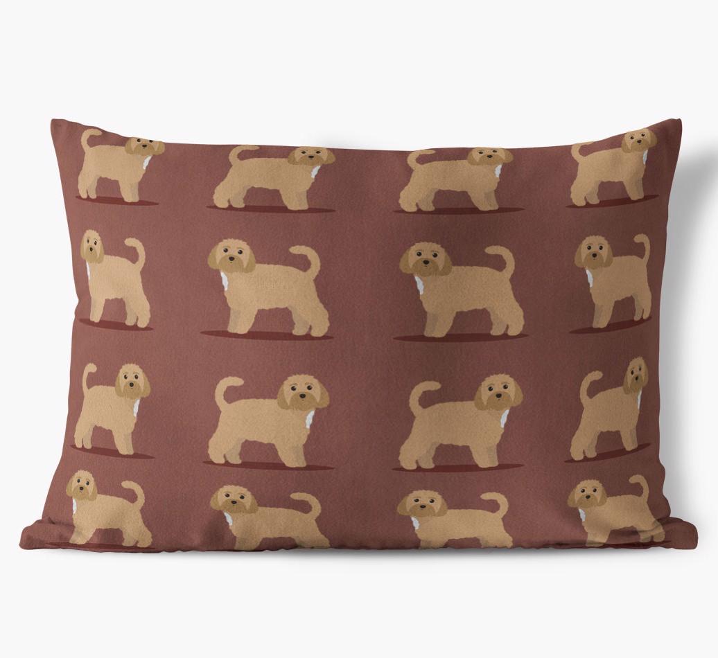 Yappicon Profile Pattern: Personalized {breedFullName} Soft Touch Pillow