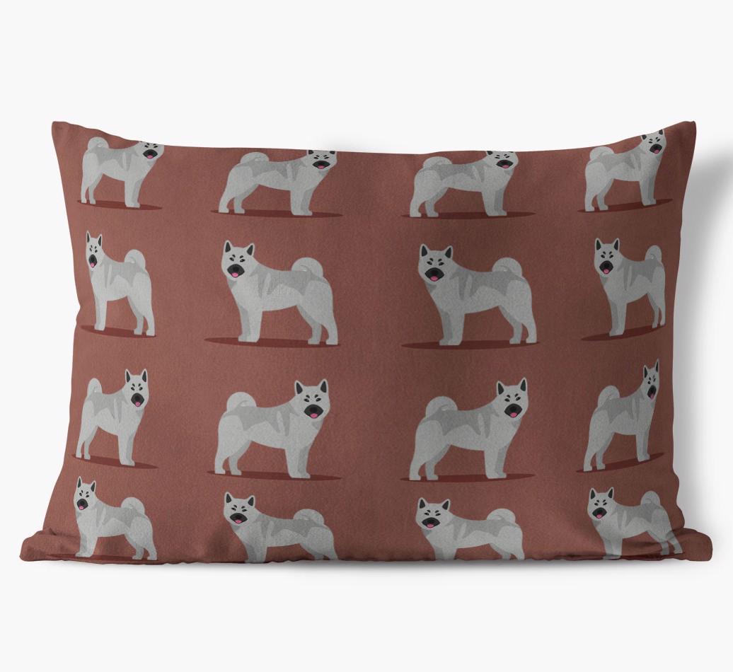 Yappicon Profile Pattern: Personalized {breedFullName} Soft Touch Pillow