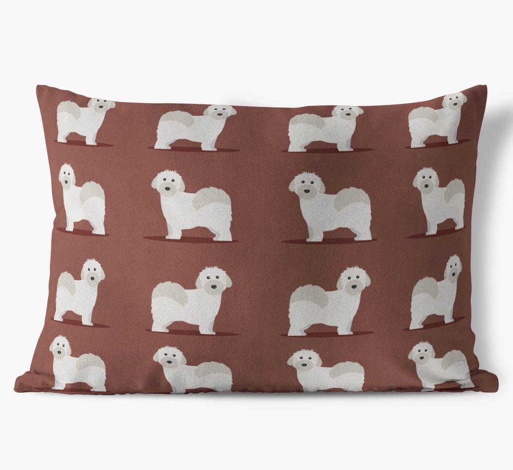 Yappicon Profile Pattern: Personalized {breedFullName} Soft Touch Pillow