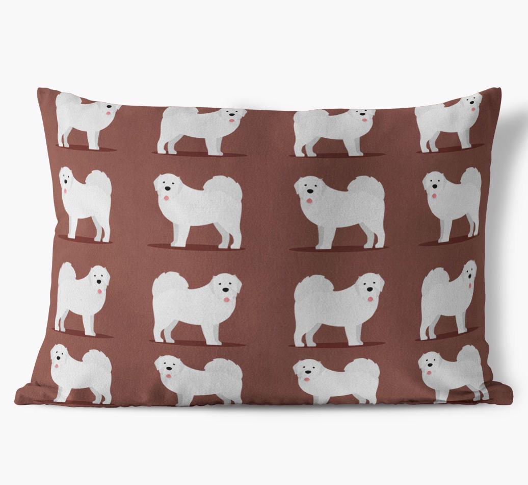 Yappicon Profile Pattern: Personalized {breedFullName} Soft Touch Pillow