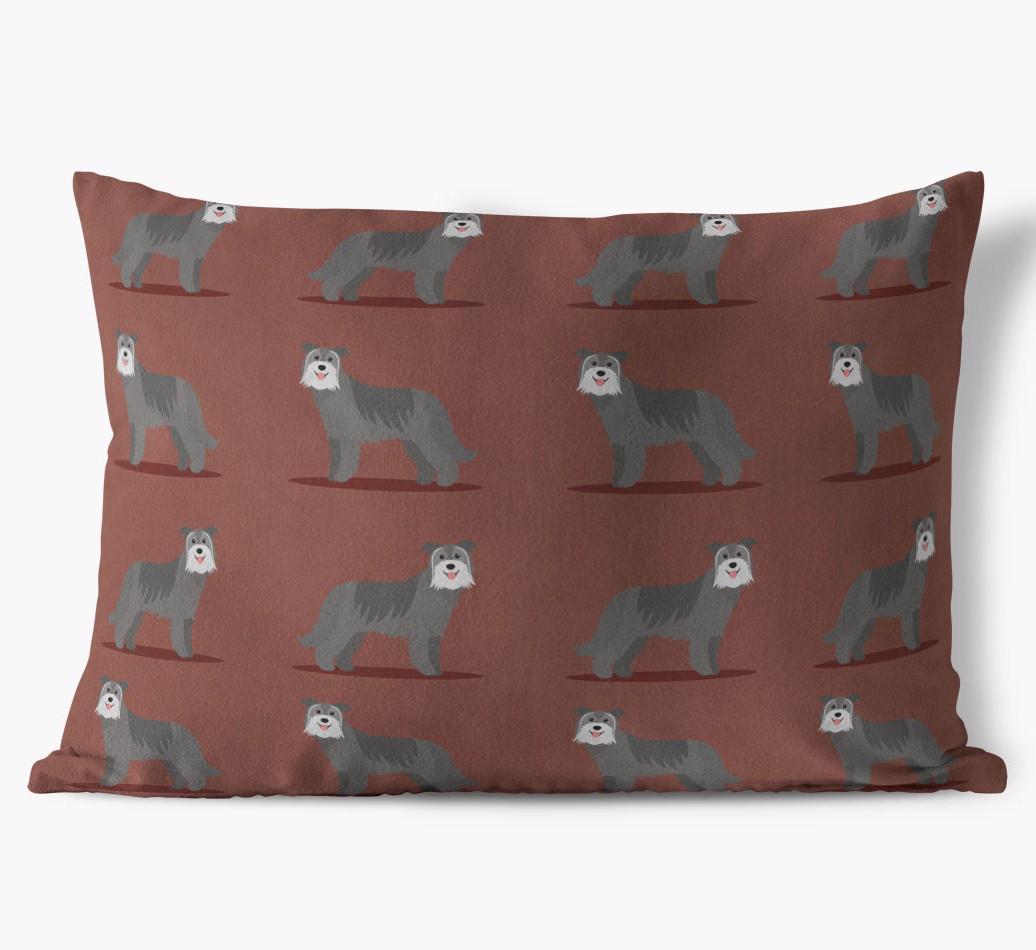 Yappicon Profile Pattern: Personalized {breedFullName} Soft Touch Pillow