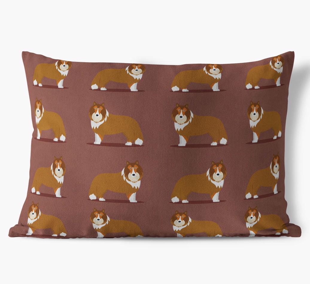 Yappicon Profile Pattern: Personalized {breedFullName} Soft Touch Pillow