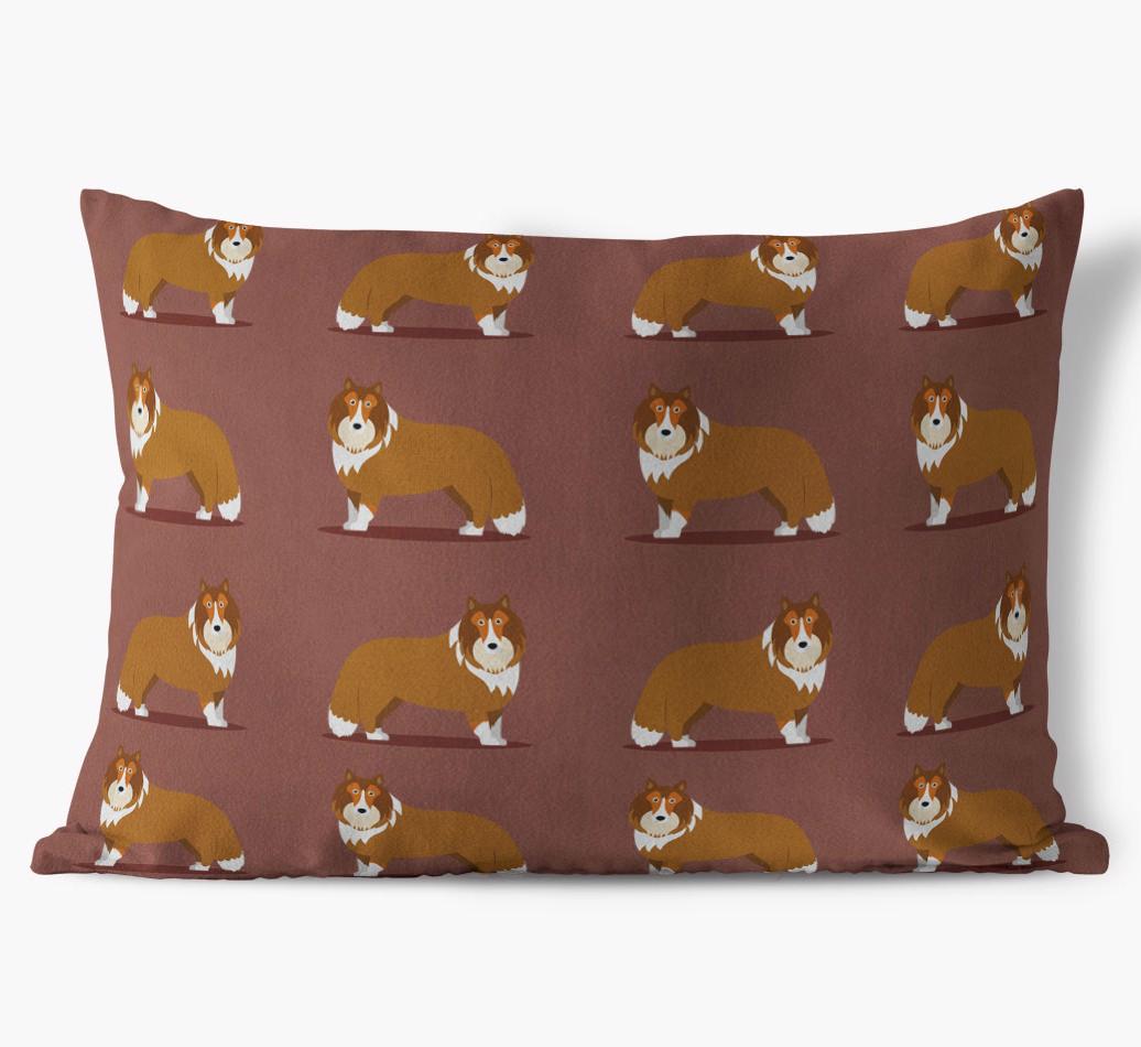 Yappicon Profile Pattern: Personalized {breedFullName} Soft Touch Pillow