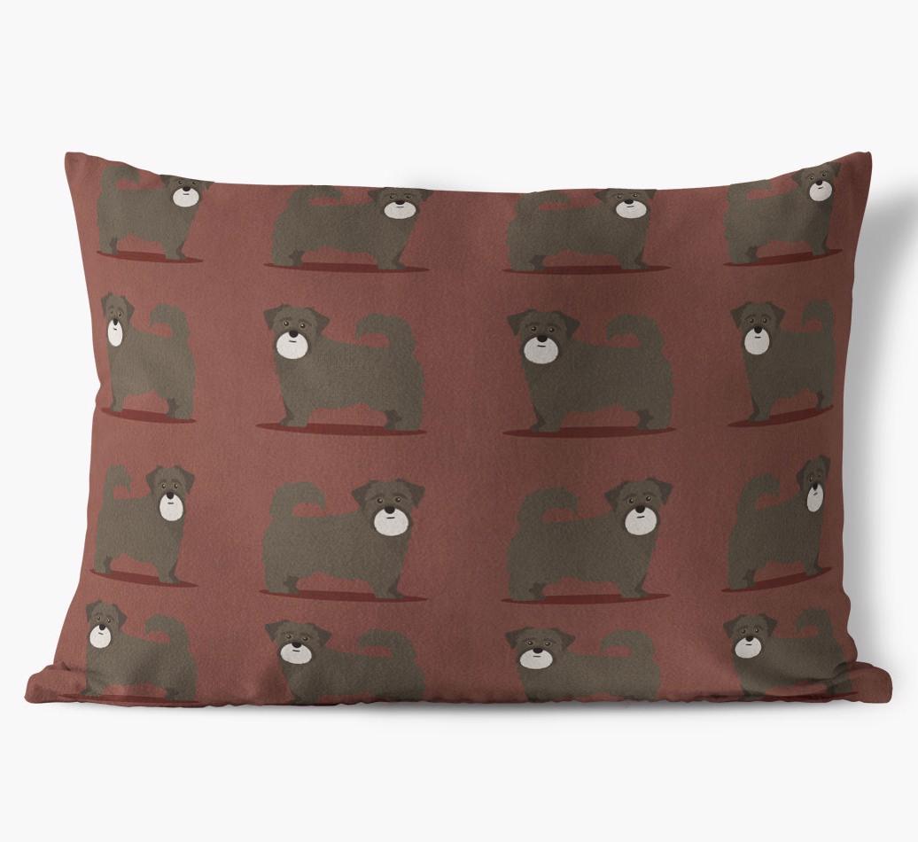 Yappicon Profile Pattern: Personalized {breedFullName} Soft Touch Pillow