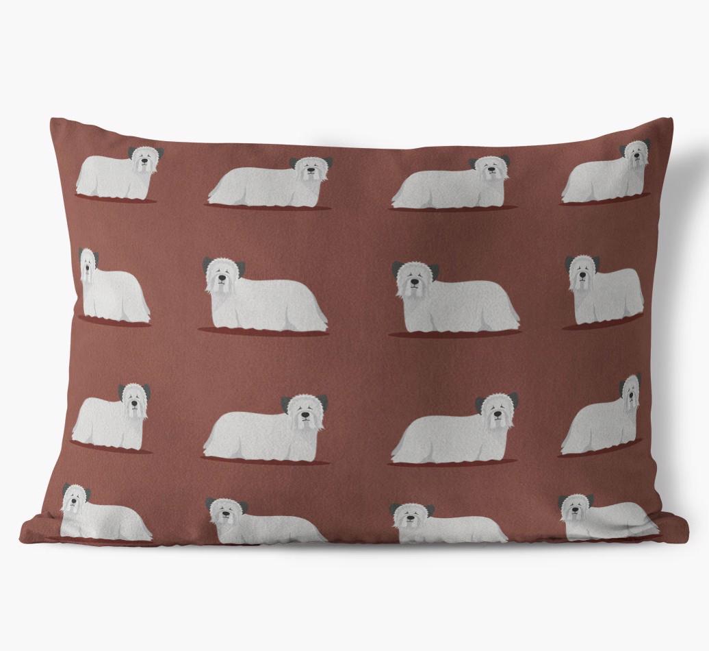 Yappicon Profile Pattern: Personalized {breedFullName} Soft Touch Pillow