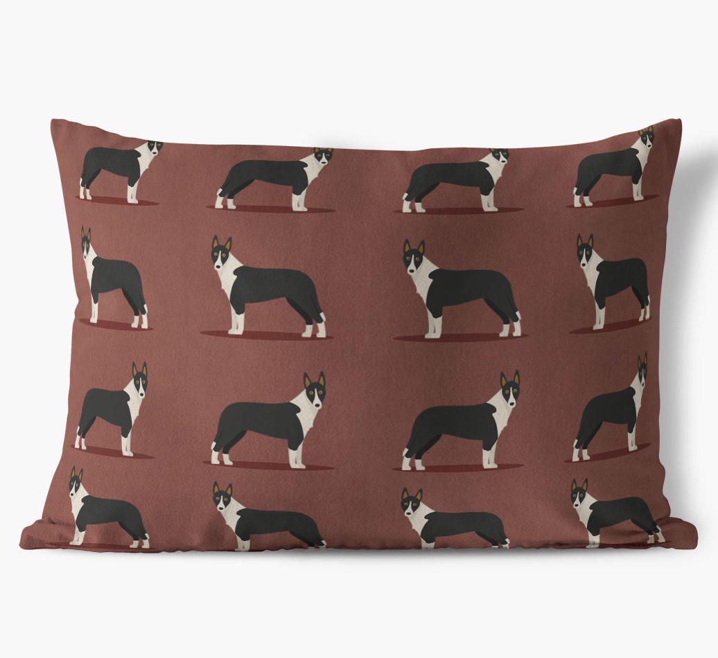 Yappicon Profile Pattern: Personalized {breedFullName} Soft Touch Pillow