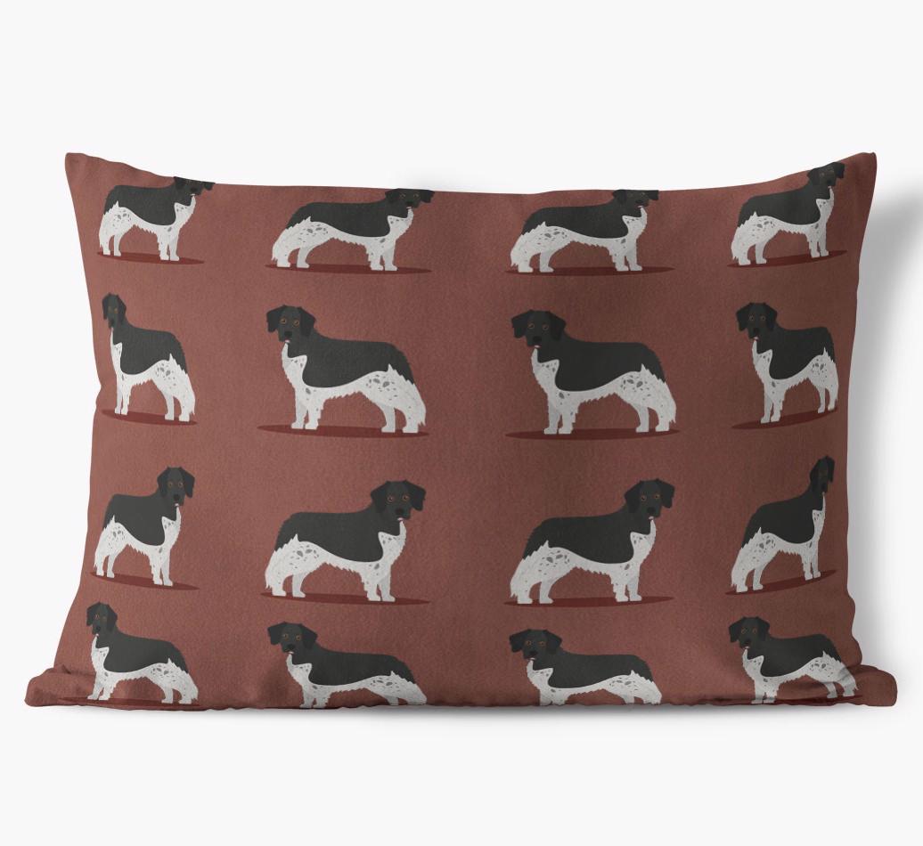 Yappicon Profile Pattern: Personalized {breedFullName} Soft Touch Pillow