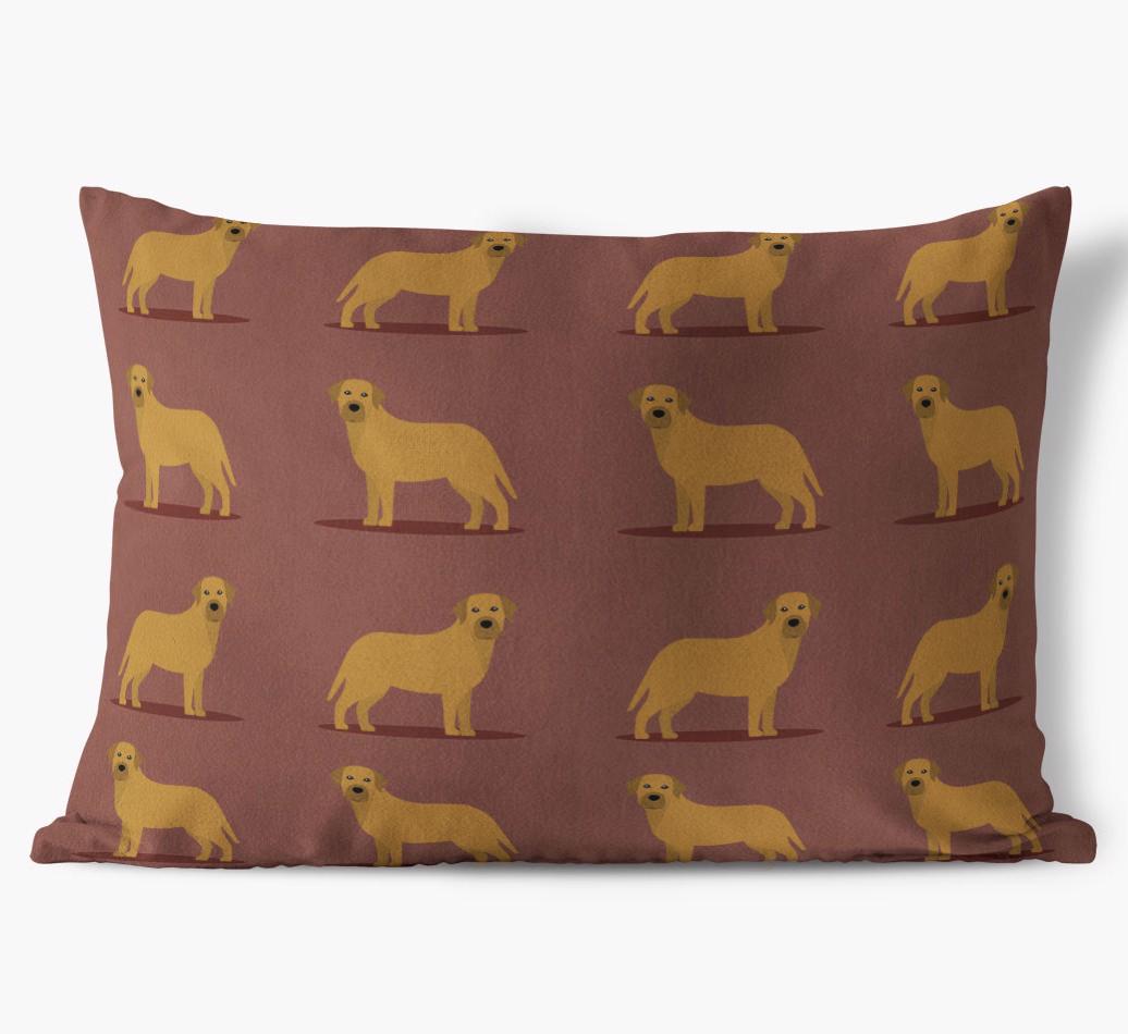 Yappicon Profile Pattern: Personalized {breedFullName} Soft Touch Pillow