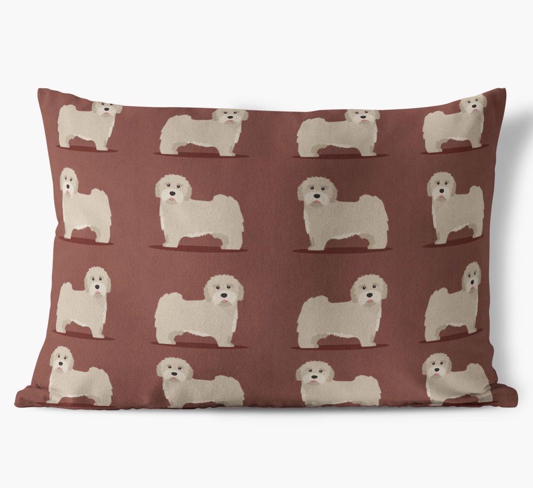 Yappicon Profile Pattern: Personalized {breedFullName} Soft Touch Pillow